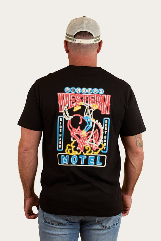 Ringers & Western Ride Hard Mens Loose Fit T-Shirt - 124066RW | Blue Heeler Boots