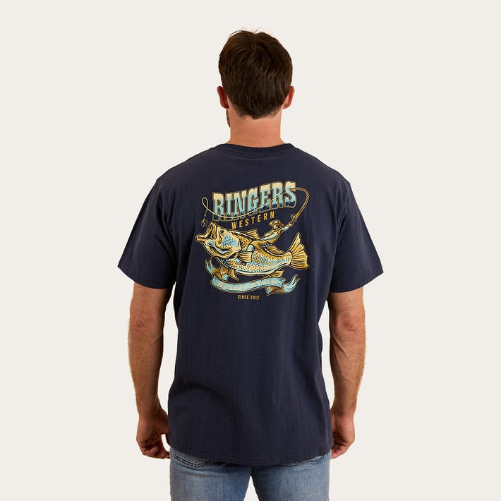 Ringers & Western Buckin Barra Mens Loose Fit T - 123110RW | Blue Heeler Boots