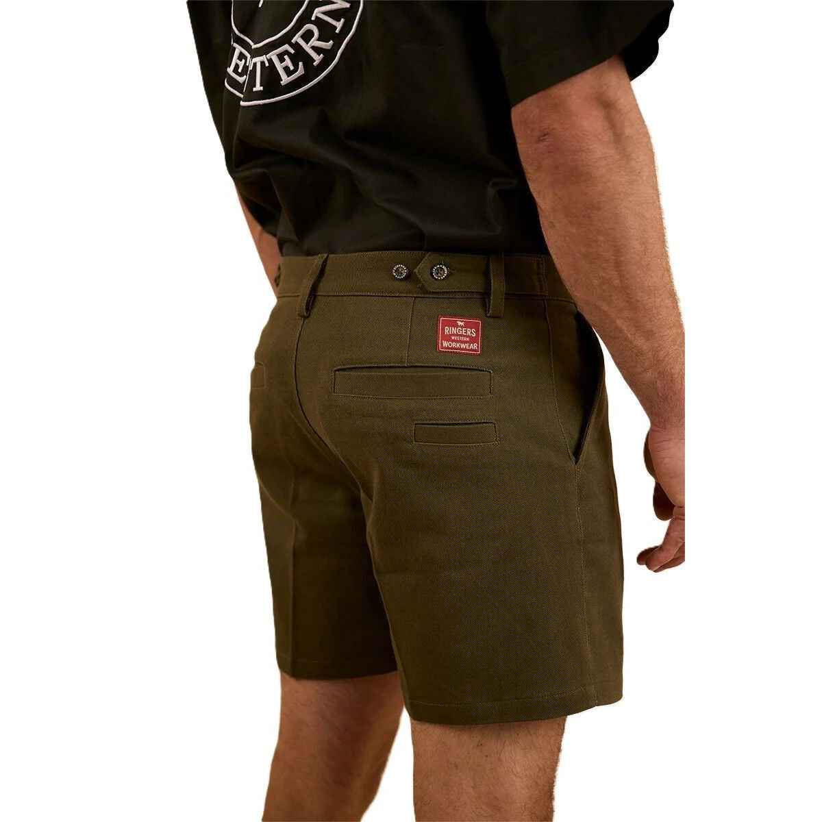 Ringers & Western Cloncurry Mens Heavyweight Work Short - 121104RW | Blue Heeler Boots