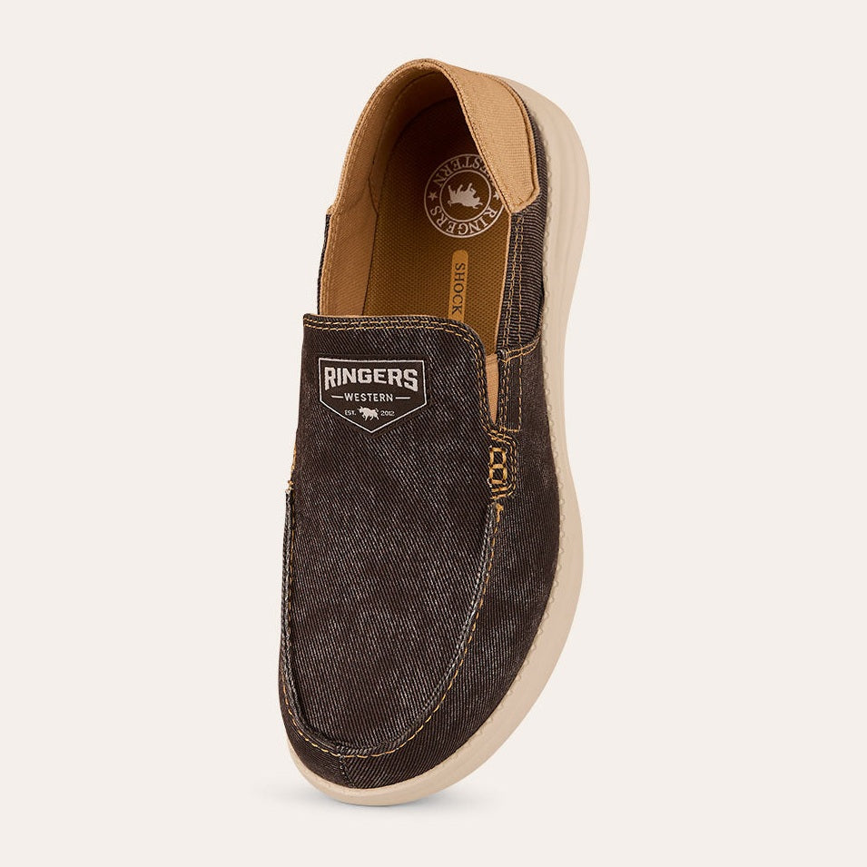 Ringers & Western Cruiza Slip-On - Dark Brown | Blue Heeler Boots