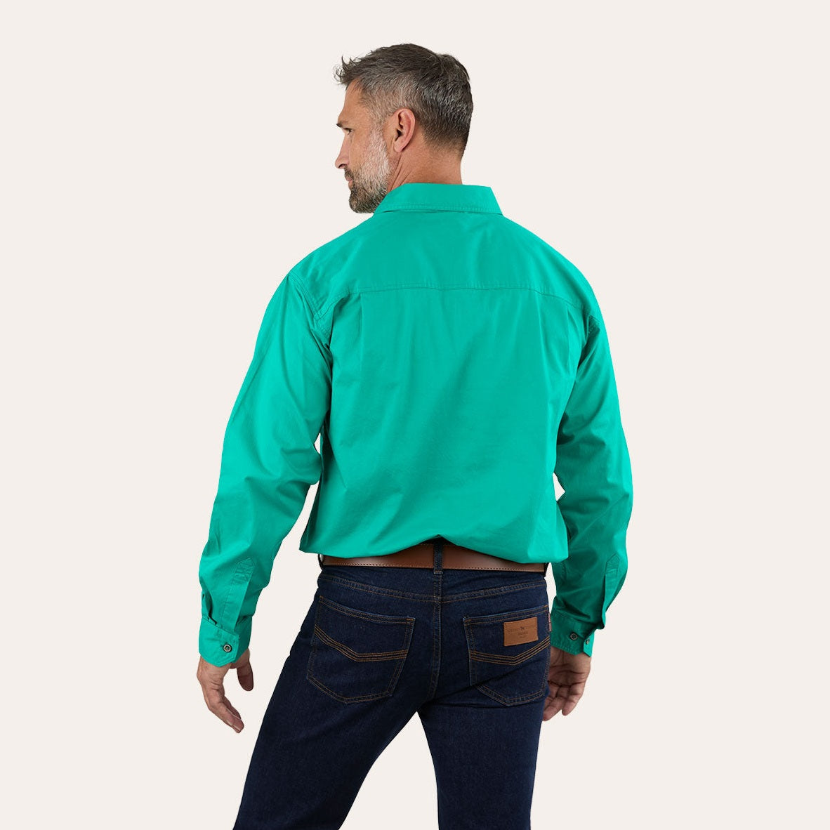 Ringers Western King River Full Button Work Shirt Green - 171110001 | Blue Heeler Boots