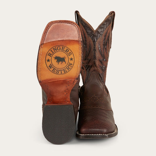Ringers & Western Longreach Mens Saddle Boot - 519250103 | Blue Heeler Boots
