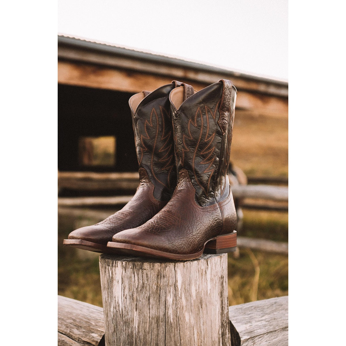 Ringers & Western Longreach Mens Saddle Boot - 519250103 | Blue Heeler Boots