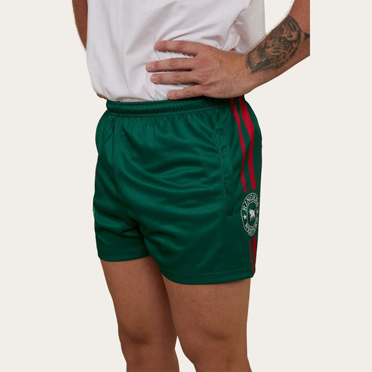 Ringers & Western Ringers Mens Footy Short - Lake Green - 123049RW | Blue Heeler Boots