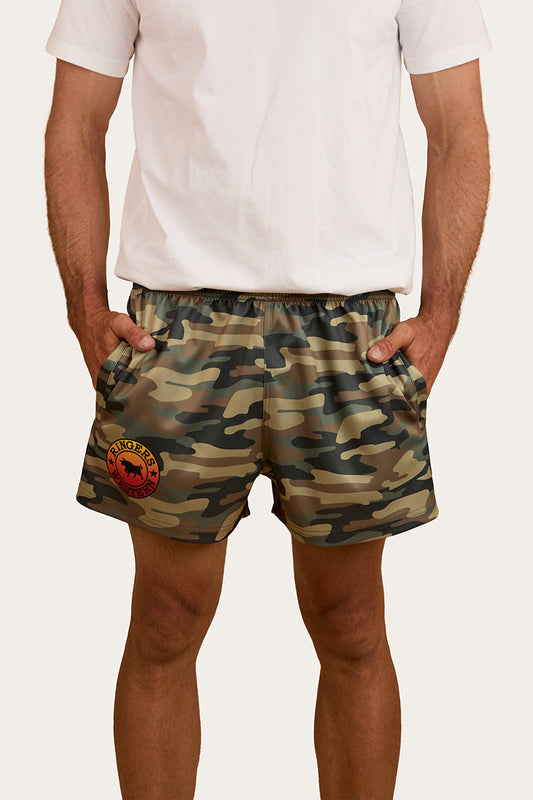 Ringers & Western Ringers Footy Short - Camo - 123049RW | Blue Heeler Boots