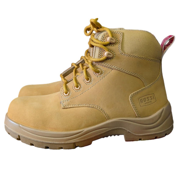 Rossi Ian Zip Side Safety Boot - R7106 | Blue Heeler Boots