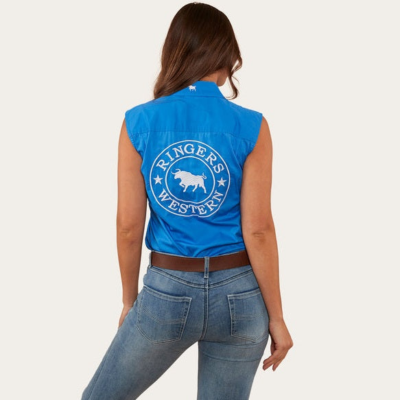Signature Jillaroo Womens Sleeveless Work Shirt - 220210991 | Blue Heeler Boots