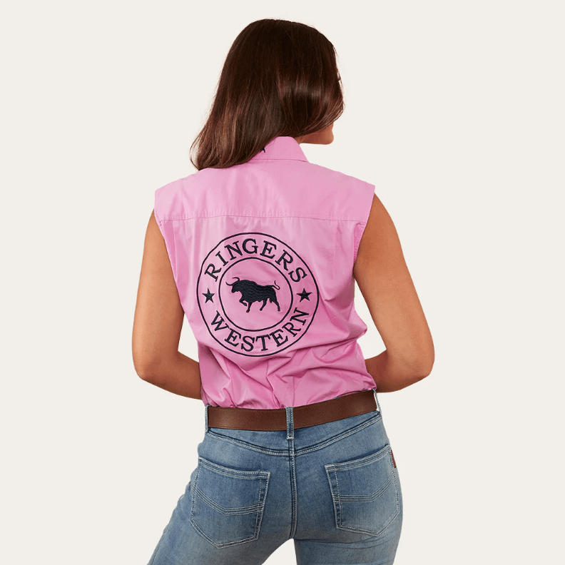 Signature Jillaroo Womens Sleeveless Work Shirt - 220210991 | Blue Heeler Boots