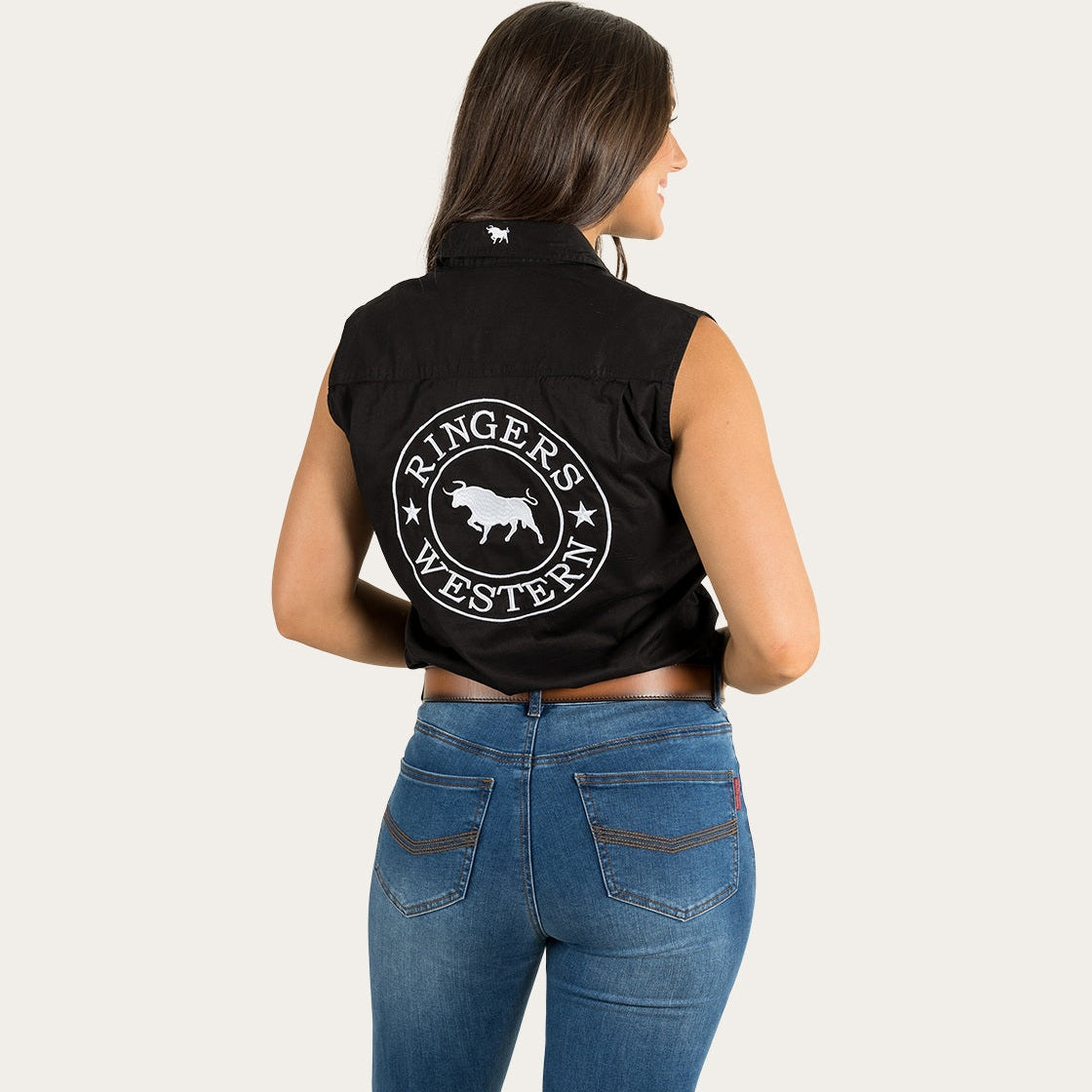 Signature Jillaroo Womens Sleeveless Work Shirt - 220210991 | Blue Heeler Boots