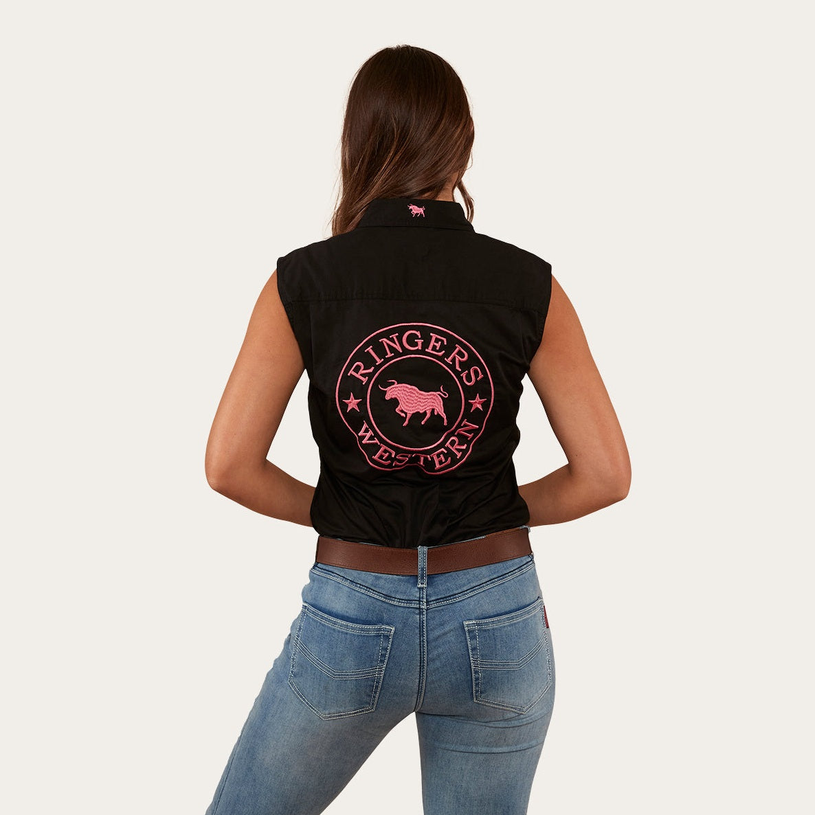 Signature Jillaroo Womens Sleeveless Work Shirt - 220210991 | Blue Heeler Boots