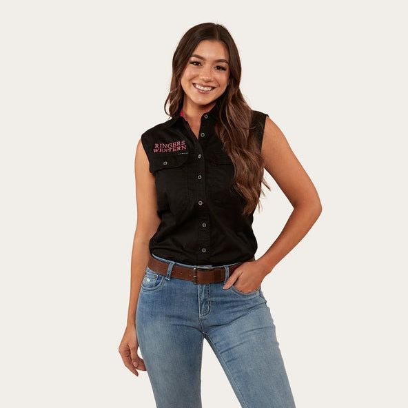 Signature Jillaroo Womens Sleeveless Work Shirt - 220210991 | Blue Heeler Boots