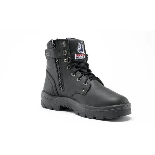Steel Blue Argyle Zip Men's Safety Boot - 312152 | Blue Heeler Boots