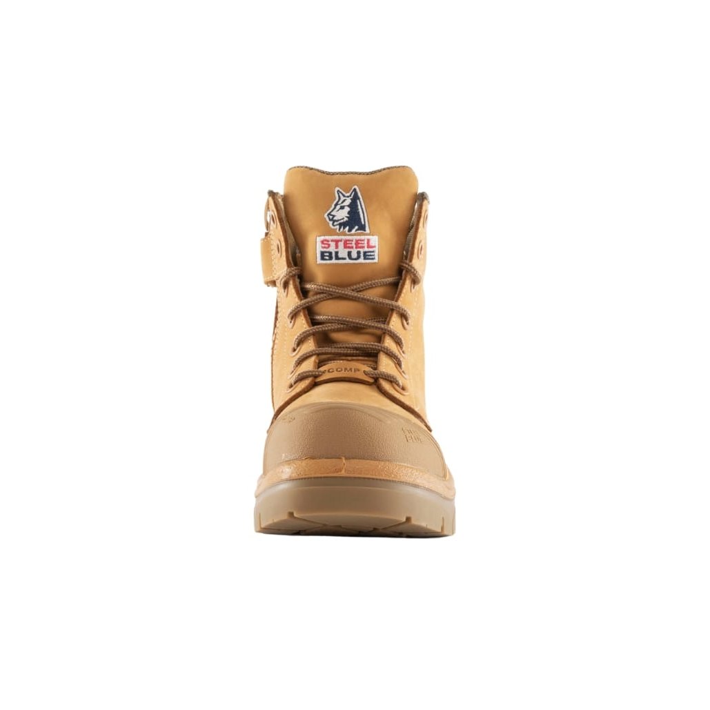 Steel Blue Argyle Zip Scuff Composite - 318592 | Blue Heeler Boots