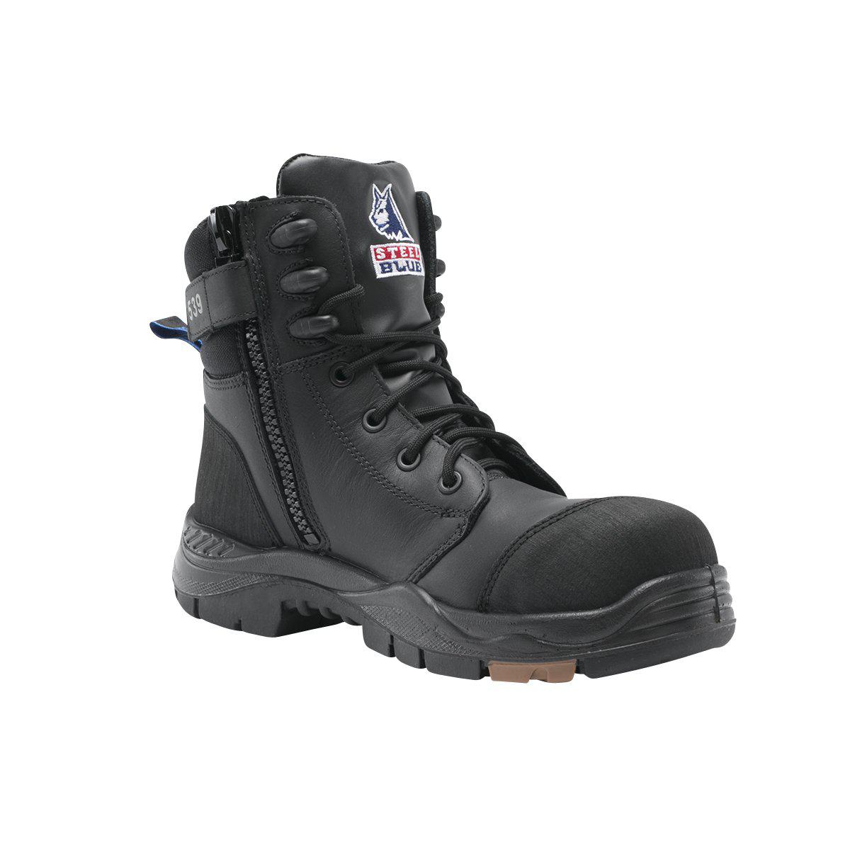 Steel Blue Torquay ZIP sided TPU - 617539 blue-heeler-boots