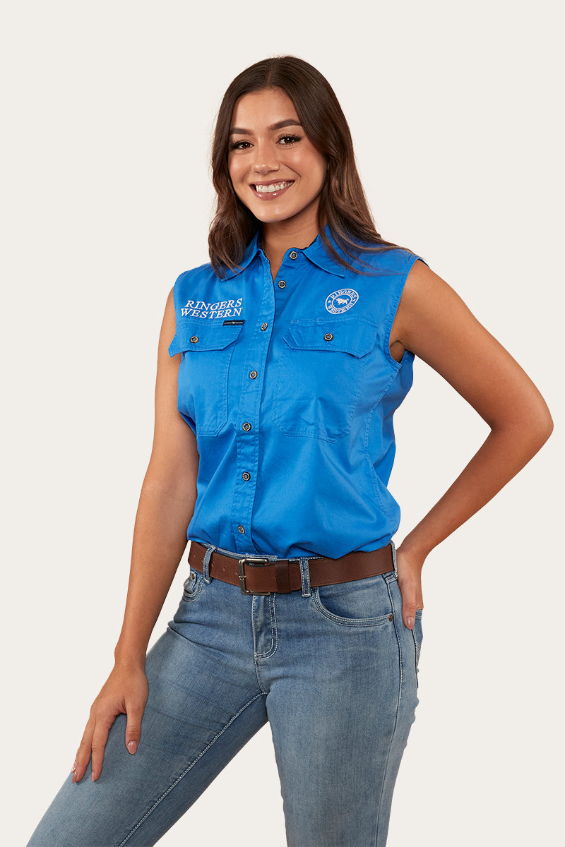 Signature Jillaroo Womens Sleeveless Work Shirt - 220210991 | Blue Heeler Boots
