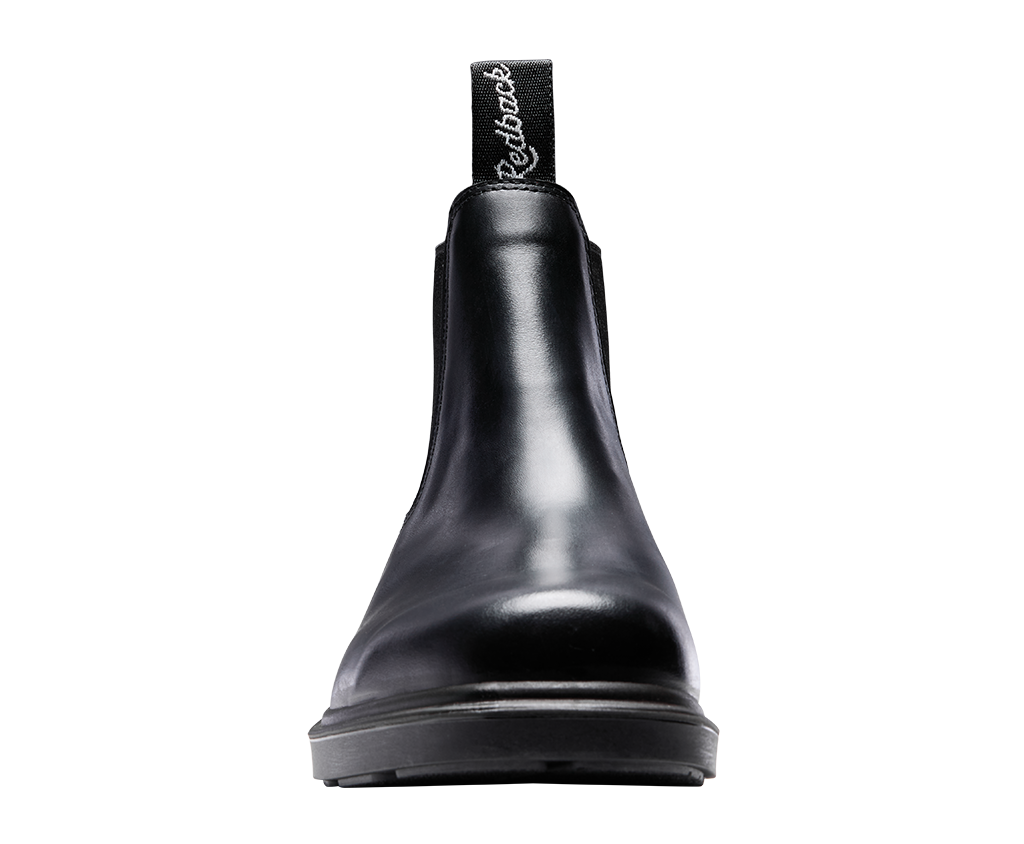 Redback Muster Elastic Sided Soft Toe Boot Black Giovani - lifestyle detail