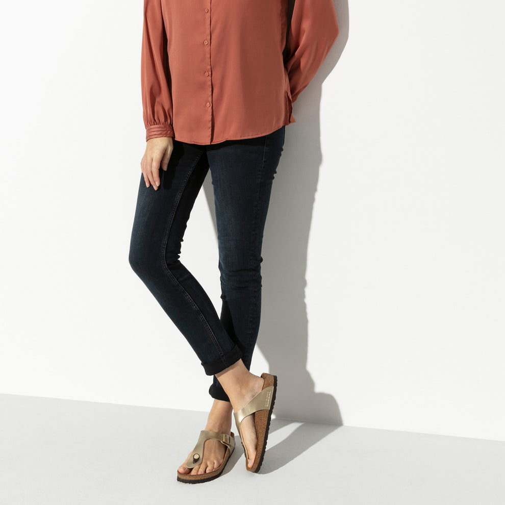 Birkenstock Gizeh Gold Birko-Flor Regular - 1016108 | Blue Heeler Boots